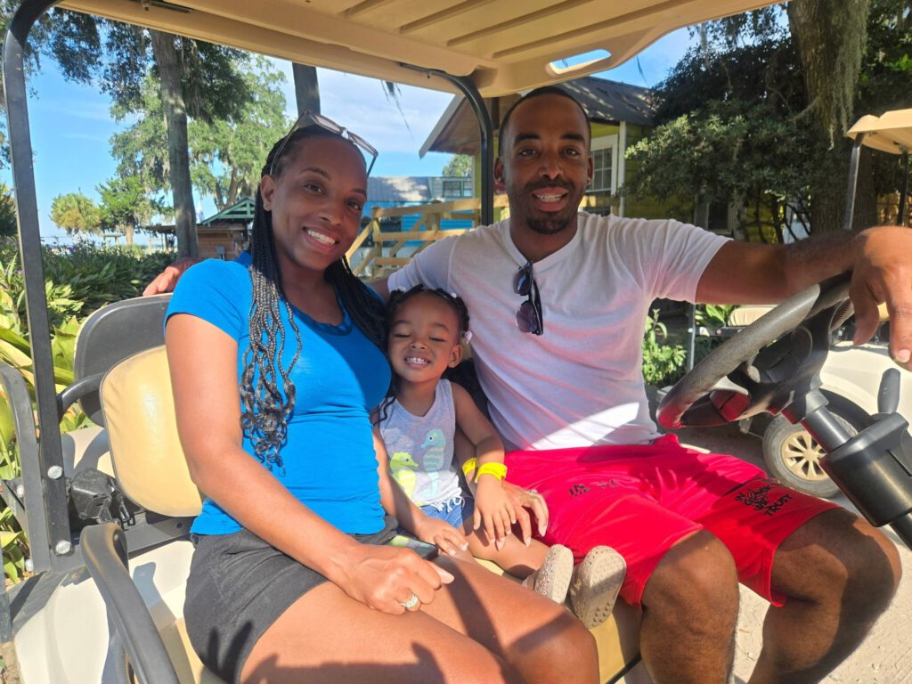 Jasmine & Ryan with their daughter