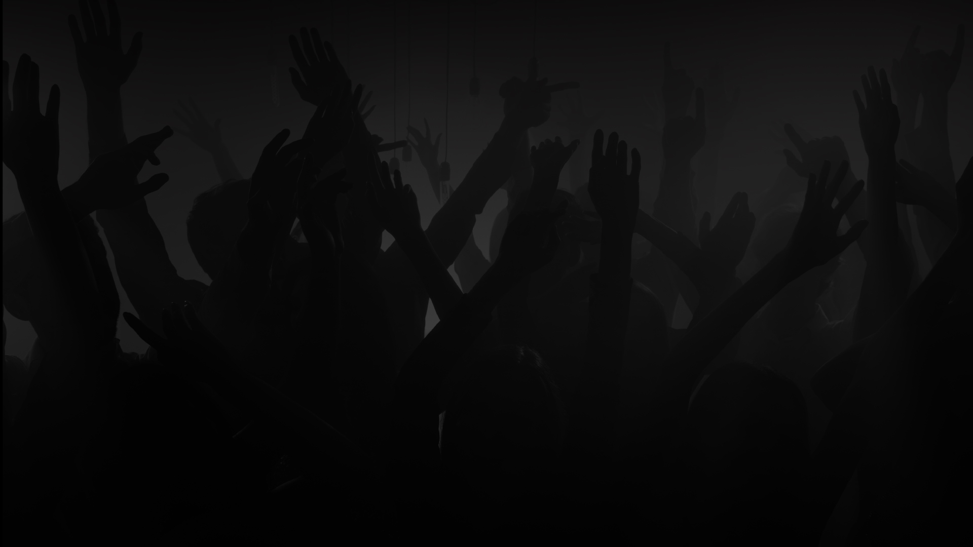 Events background -- silhouette of a crowd at a live event