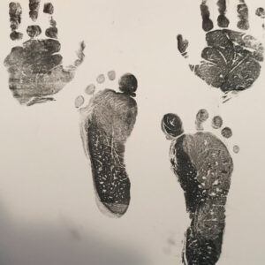 Lennox baby hand and foot prints